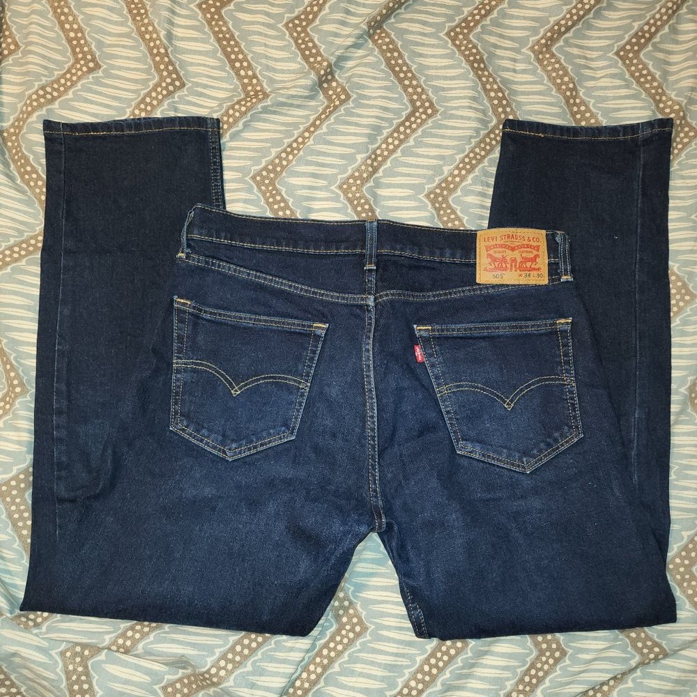 Levi's 505 Deep Indigo 34x30 jeans